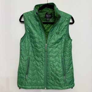 Mountain Hardware Women's Green Quilted Vest